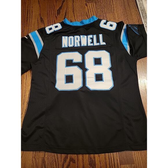 Nike Andrew Norwell Carolina Panthers NFL Football Jersey Mens Size Large - Picture 1 of 9